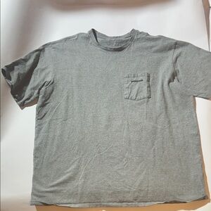 Patagonia Classic Logo - Short Sleeve Gray Pocket Tee